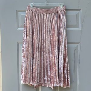 a new day crushed velvet skirt
